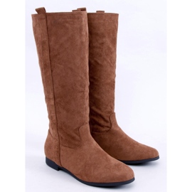 PA1 Flatty Camel ploché boty hnědý 3