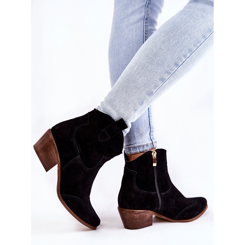 Lewski Shoes Dámské kozačky Spitz Lewski Boty 3236 Black černá 2