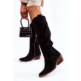 Lewski Shoes Dámské boty na vysokém podpatku Lewski Boty 3235 Black černý 2