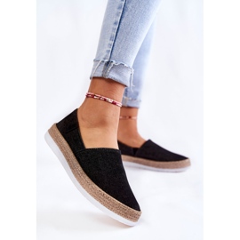 Dámské Sneakers Slip On Big Star KK276008 Černé černý 2