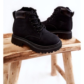 Dětské zateplené boty Black Cheddy černý 2