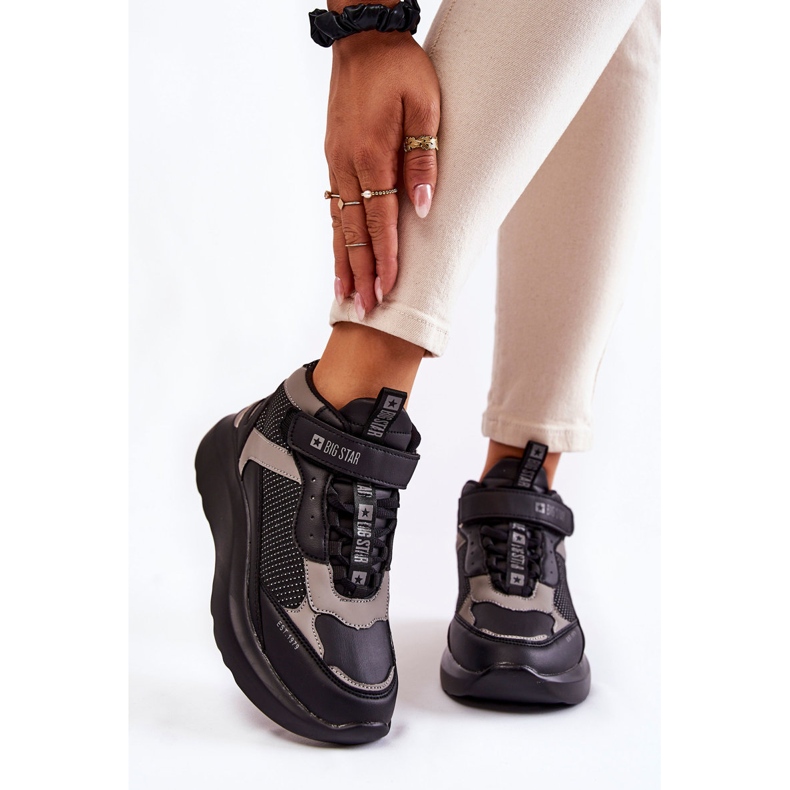 Dámská sportovní obuv Memory Foam System Big Star KK274403 Black černá 1