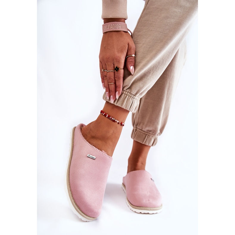 Domácí zateplené pantofle Inblu CS-34-023 Růžové růžový 1 Domácí zateplené pantofle Inblu CS-34-023 Růžové růžový 1