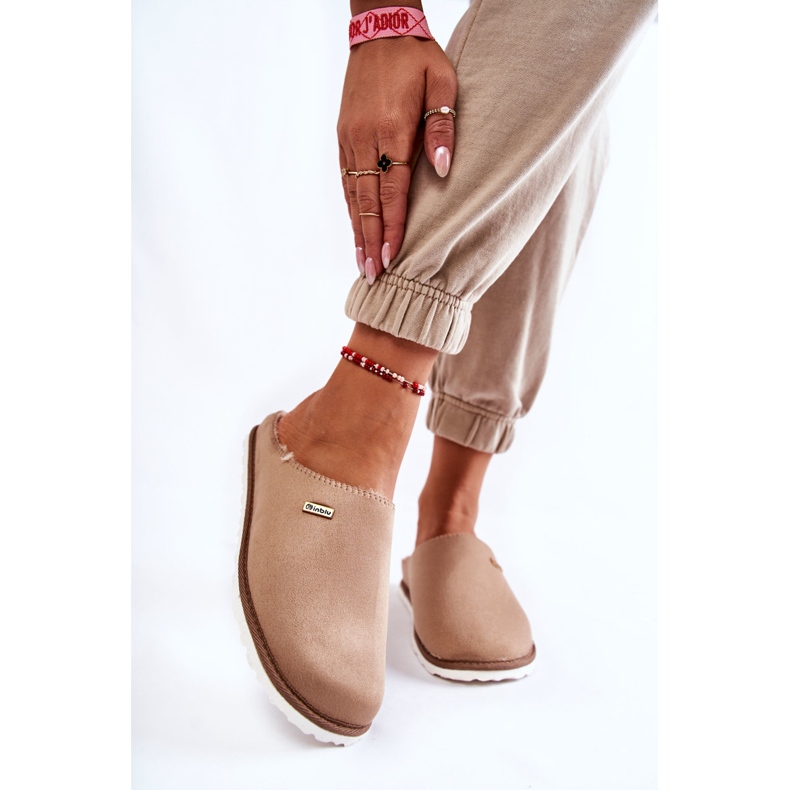 Domácí zateplené pantofle Inblu CS-34-011 Béžové béžový 2