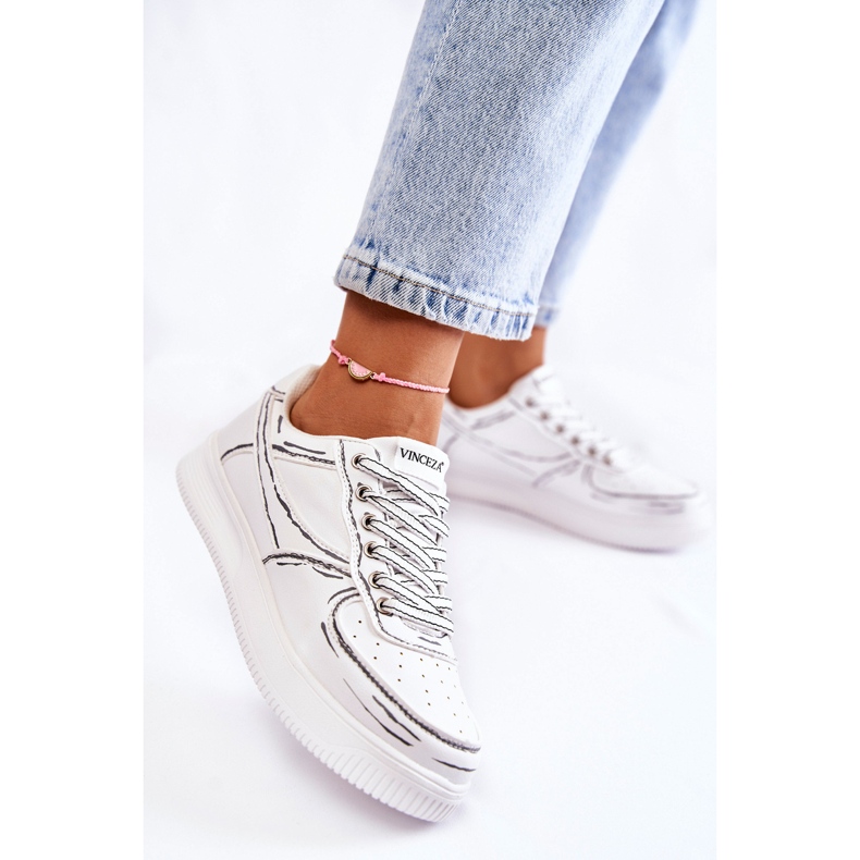 Vinceza Dámské nízké sportovní boty bílé Solveig bílý 1