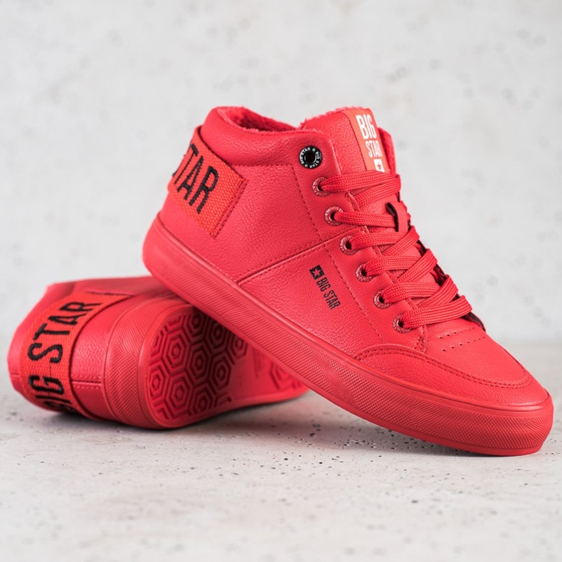 Dámské tenisky Big Star EE274354 červený 1