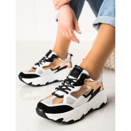 W. Potocki Módní tenisky Potocki vícebarevný zlatý 1