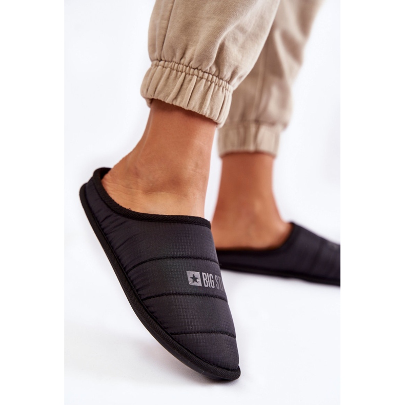 Dámské klasické pantofle Big Star KK274602 Černé černá 2