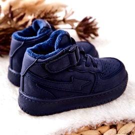 Dětská izolovaná sportovní bota GQ400 Navy Blue modrý 1