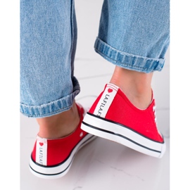 Klasické tenisky LA.FI červený 1