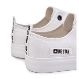 Pánské tenisky z nízkého materiálu Big Star KK174006 Bílé bílý 1