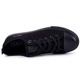 Pánské tenisky s nízkým materiálem Big Star KK174007 Black černý 1