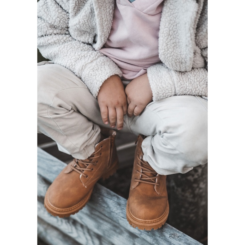 Dětské zateplené boty Camel Cheddy hnědý 1