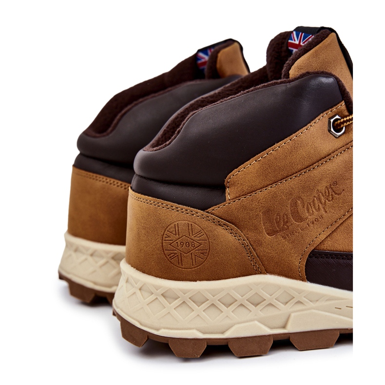 Pánské zateplené boty Lee Cooper LCJ-22-01-1390 Camel hnědý 1