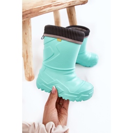 BEFADO S.A. Dětské vyhřívané holínky Befado 162X305 Mint zelená 1