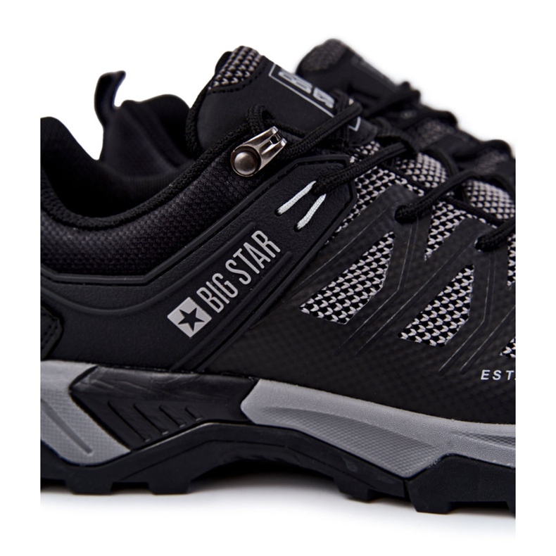 Pánská sportovní obuv Trappers Memory Foam Big Star KK174105 Černá černý 1