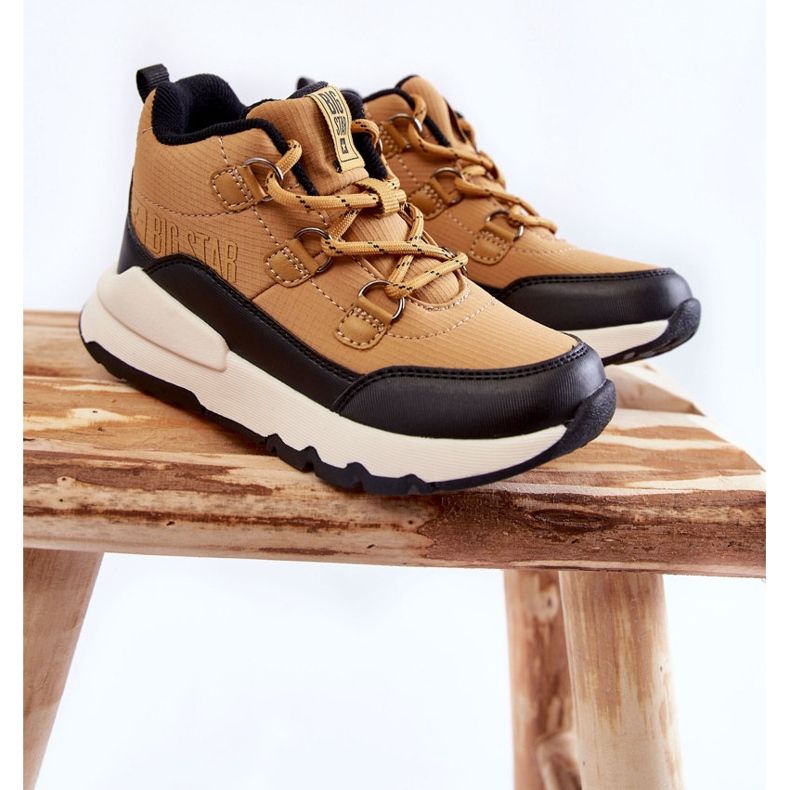 Dětské botičky Memory Foam Big Star KK374118 Camel hnědý 1