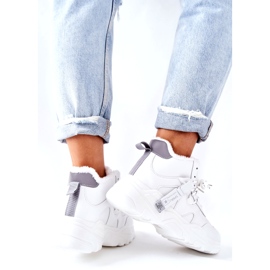 News Dámské bílé teplé tenisky Snow Kaphia 21BT26-4356 bílý 3 News Dámské bílé teplé tenisky Snow Kaphia 21BT26-4356 bílý 3
