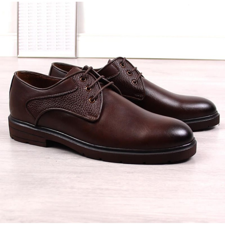 King Camp Kožené šněrovací boty Kingle M SCA173B hnědý 2