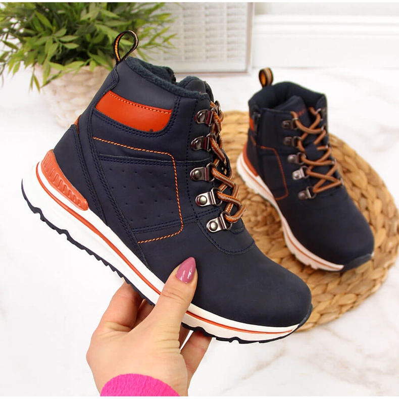 Chlapecké kozačky na zip tmavě modrá McKeylor modrý 1 Chlapecké kozačky na zip tmavě modrá McKeylor modrý 1