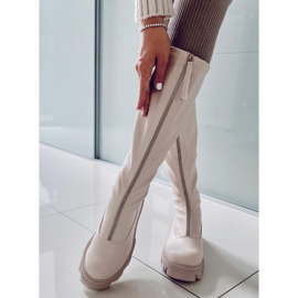 PA1 Dámské kozačky Blige Beige béžový 1 PA1 Dámské kozačky Blige Beige béžový 1