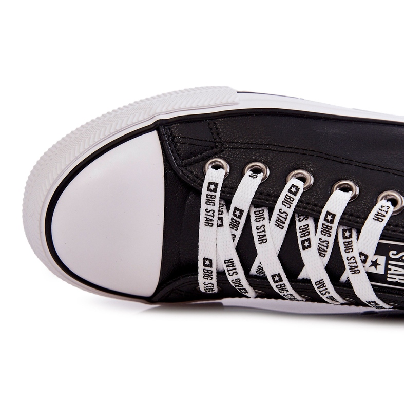 Pánské kožené tenisky Big Star KK174047 Black černý 1