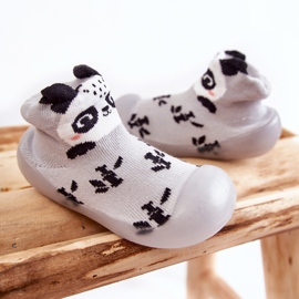 BEFADO S.A. Dětské pantofle Niechodki Befado 002P038 Šedé šedá 2