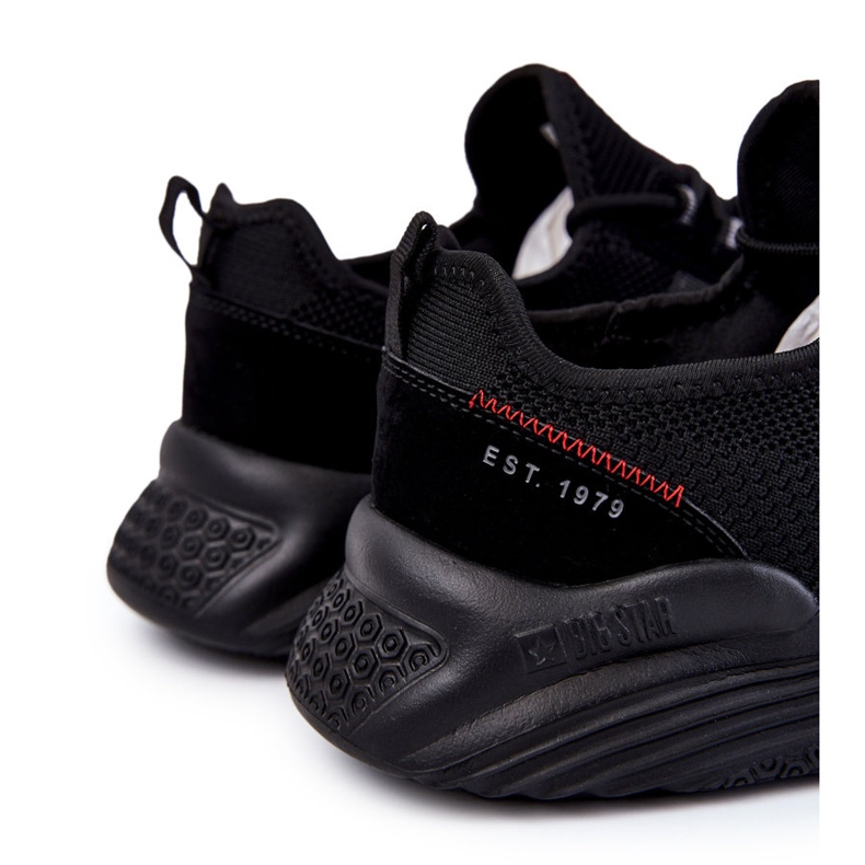 Pánské sportovní boty Memory Foam Big Star KK174255 Black černá 1
