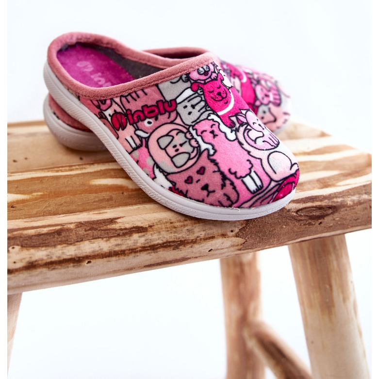 Dětské pantofle Inblu B9000046 Růžové růžový 2