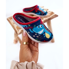 Dětské pantofle Inblu B9000049 Navy Blue červené námořnická modrá modrý 1 Dětské pantofle Inblu B9000049 Navy Blue červené námořnická modrá modrý 1