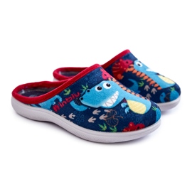 Dětské pantofle Inblu B9000049 Navy Blue červený námořnická modř modrý 2