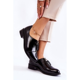 Lakované Módní boty Laura Messi 2532 Black černý 2