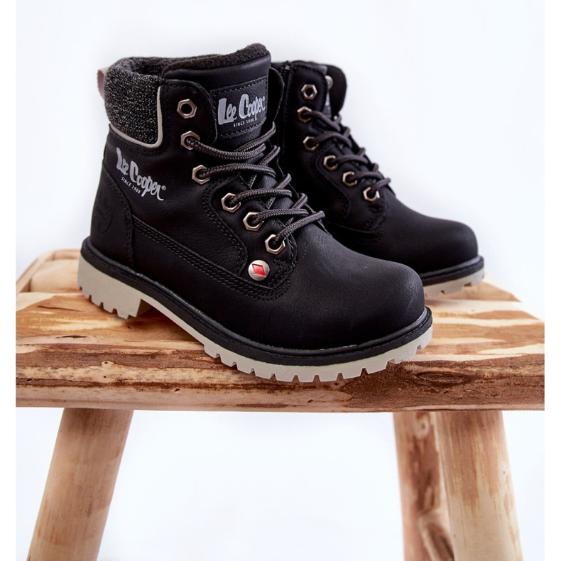 Dětské černé boty Lee Cooper LCJ-22-01-1491 černý 1