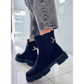 BM Dámské Chelsea boty Chance Black černý 1