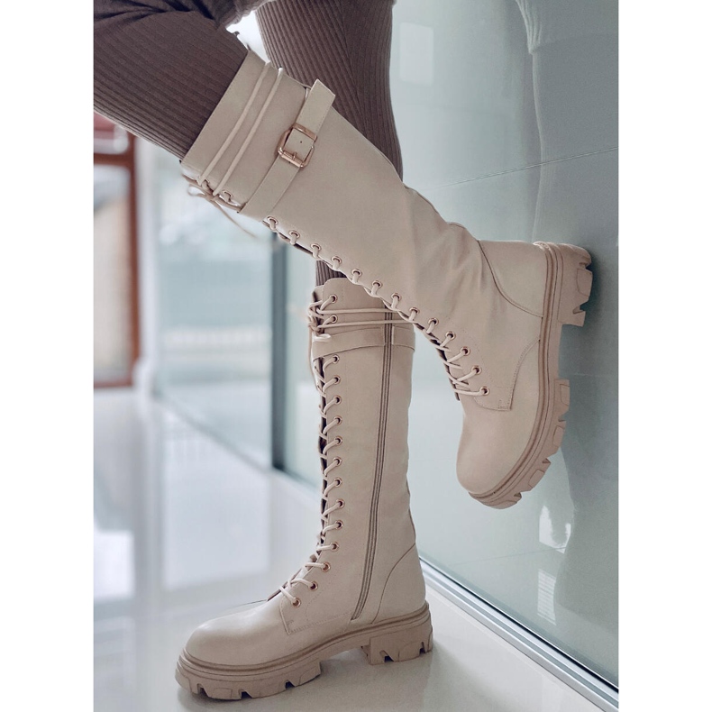 BM Dámské jezdecké boty Shears Beige béžový 1