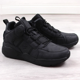 Pánské černé zateplené sportovní boty Big Star KK174247 černá 1