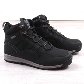 Černé pánské zateplené vysoké kozačky Big Star KK174371 černá 1 Černé pánské zateplené vysoké kozačky Big Star KK174371 černá 1