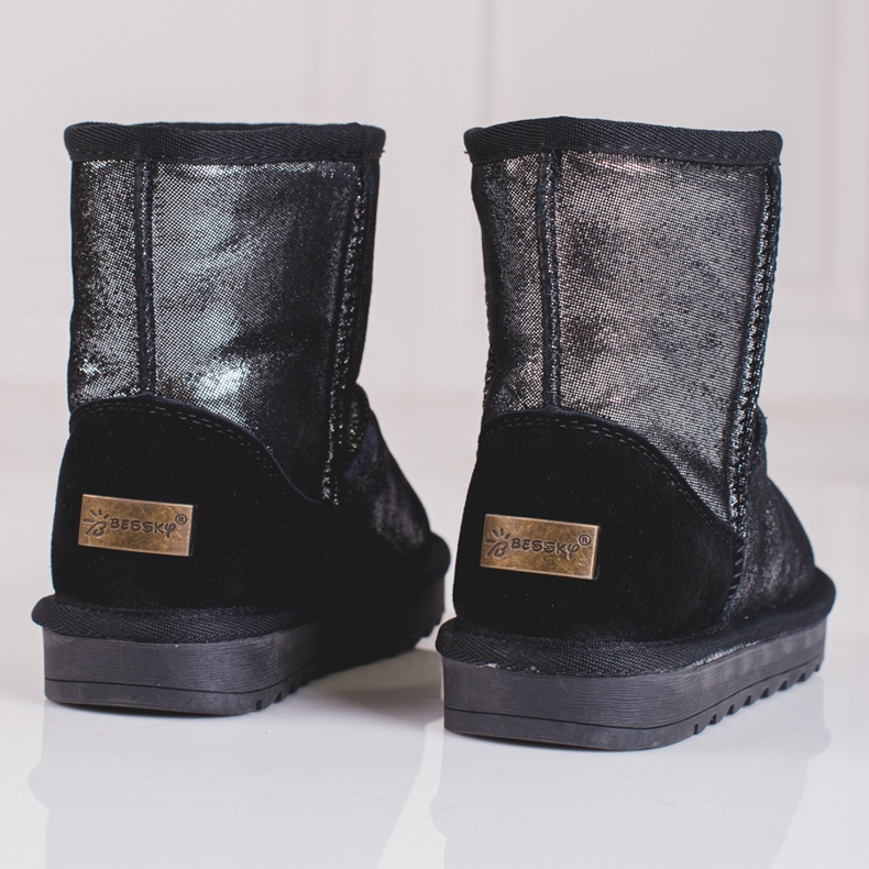 Dívčí stříbrné sněhule šedá 2