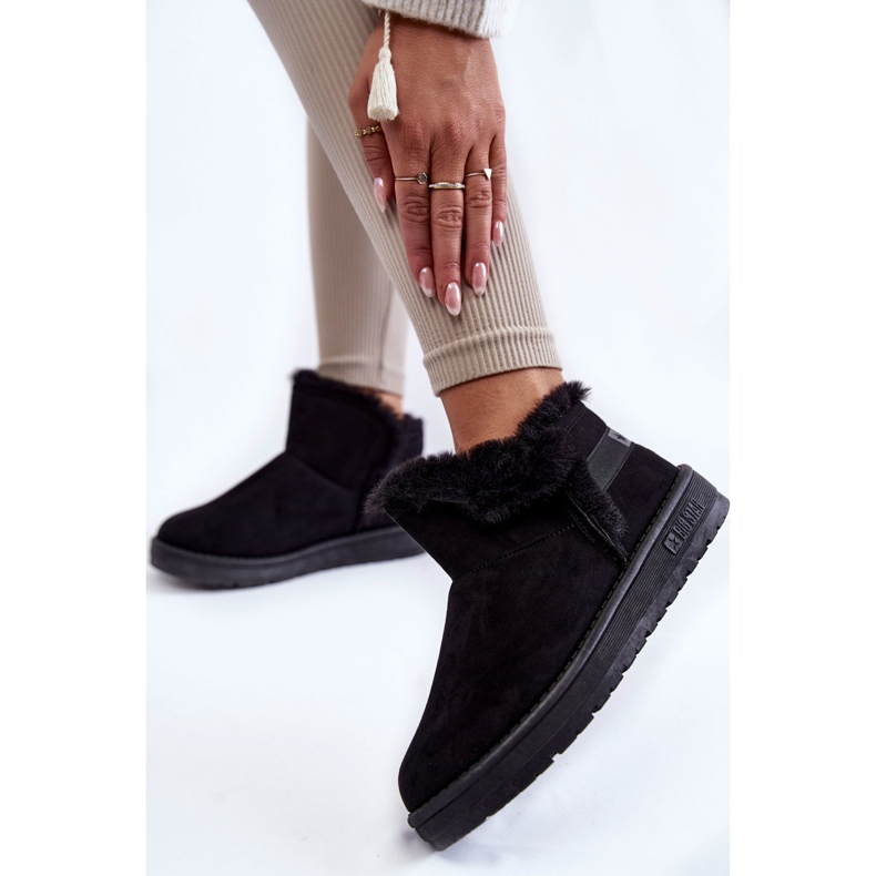 Dámské černé sněhule Big Star KK274622 černá 2 Dámské černé sněhule Big Star KK274622 černá 2