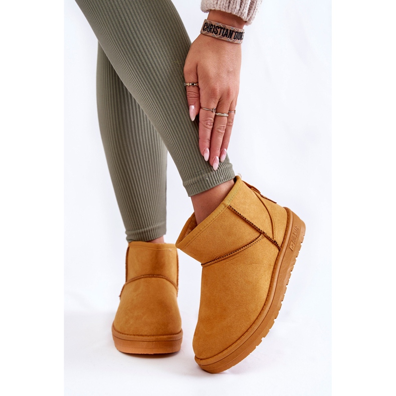 Dámské zateplené sněhule Big Star KK274289 Orange oranžový 1