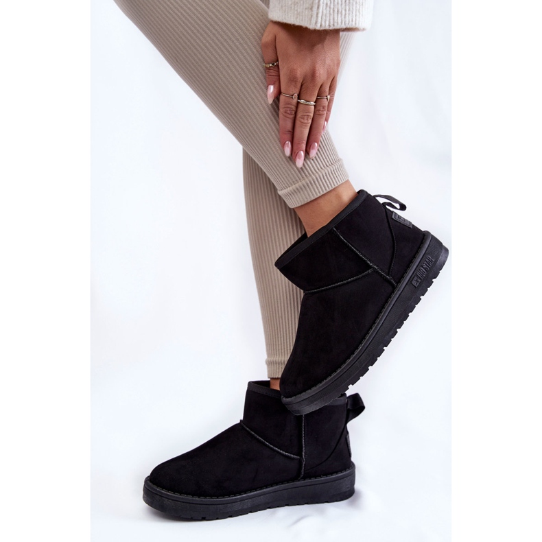 Dámské zateplené sněhule Big Star KK274288 Black černý 2