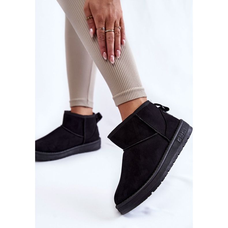 Dámské zateplené sněhule Big Star KK274288 Black černý 1
