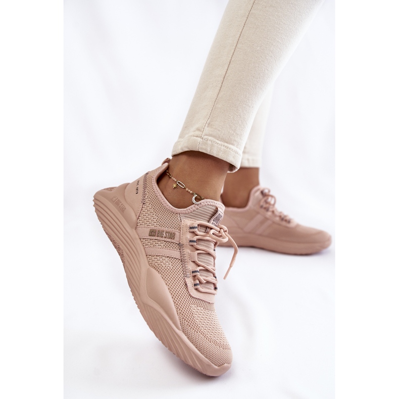 Dámské tenisky Memory Foam System Big Star KK274348 Růžové růžový 2