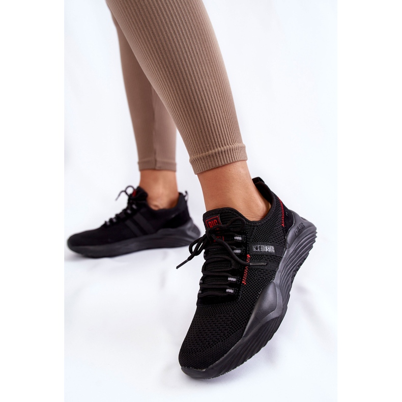 Dámské tenisky Memory Foam System Big Star KK274345 Black černá 2 Dámské tenisky Memory Foam System Big Star KK274345 Black černá 2