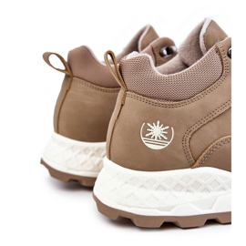 BM Pánské zateplené trekové boty Trappers Béžová Otto béžový 1