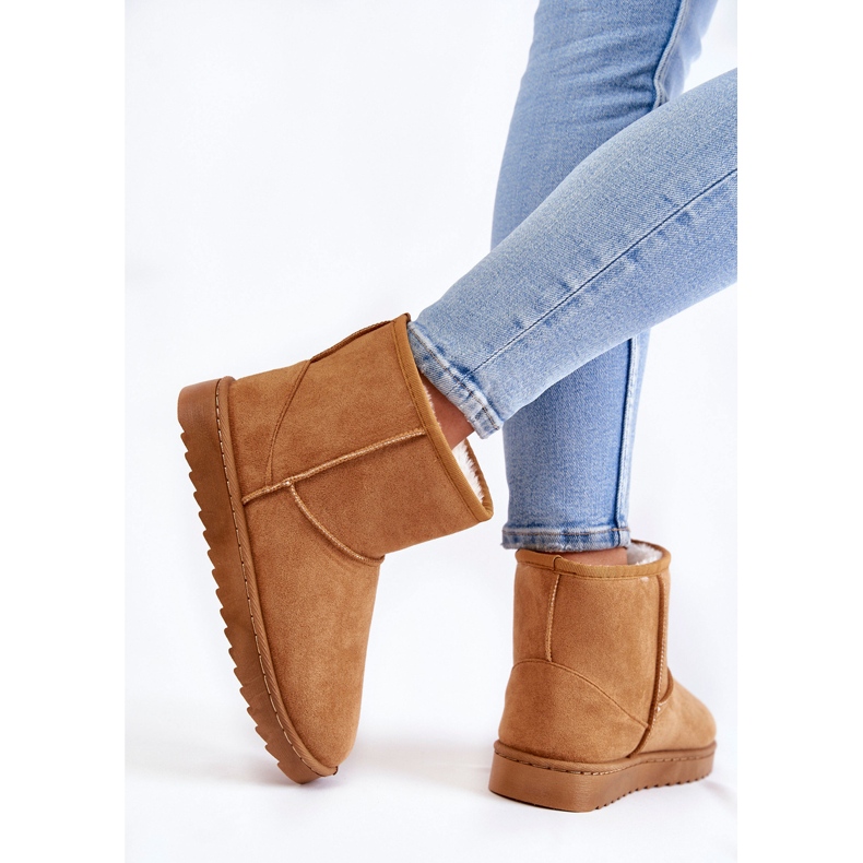 Dámské teplé sněhule světle hnědé Virgina hnědý 2