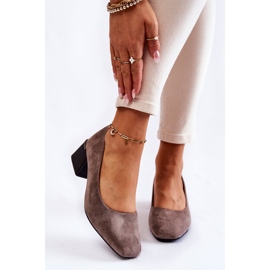 Semišové lodičky La.Fi 230034G-SU Šedá vícebarevný 1