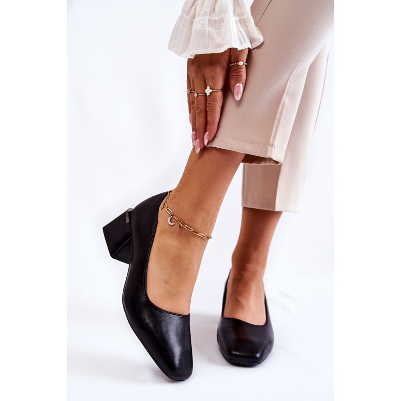 Kožené lodičky La.Fi 230034B-QN Černá 1