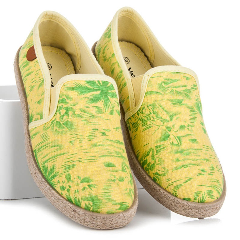 Vices Havajské espadrilky žluť 1