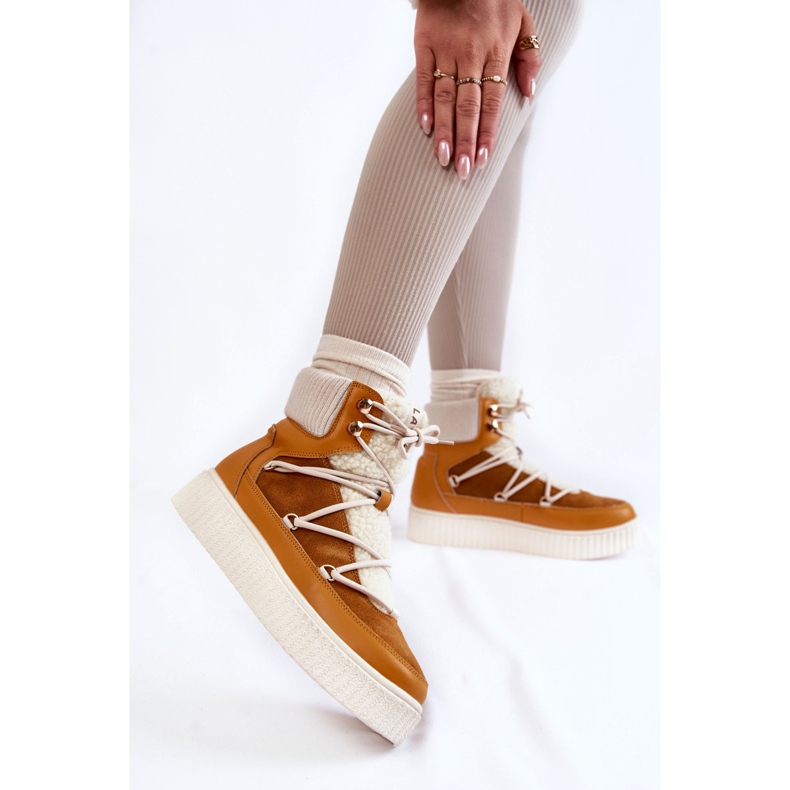 PL4 Dámské sněhule La.Fi 280072Y-QN Camel hnědý 2